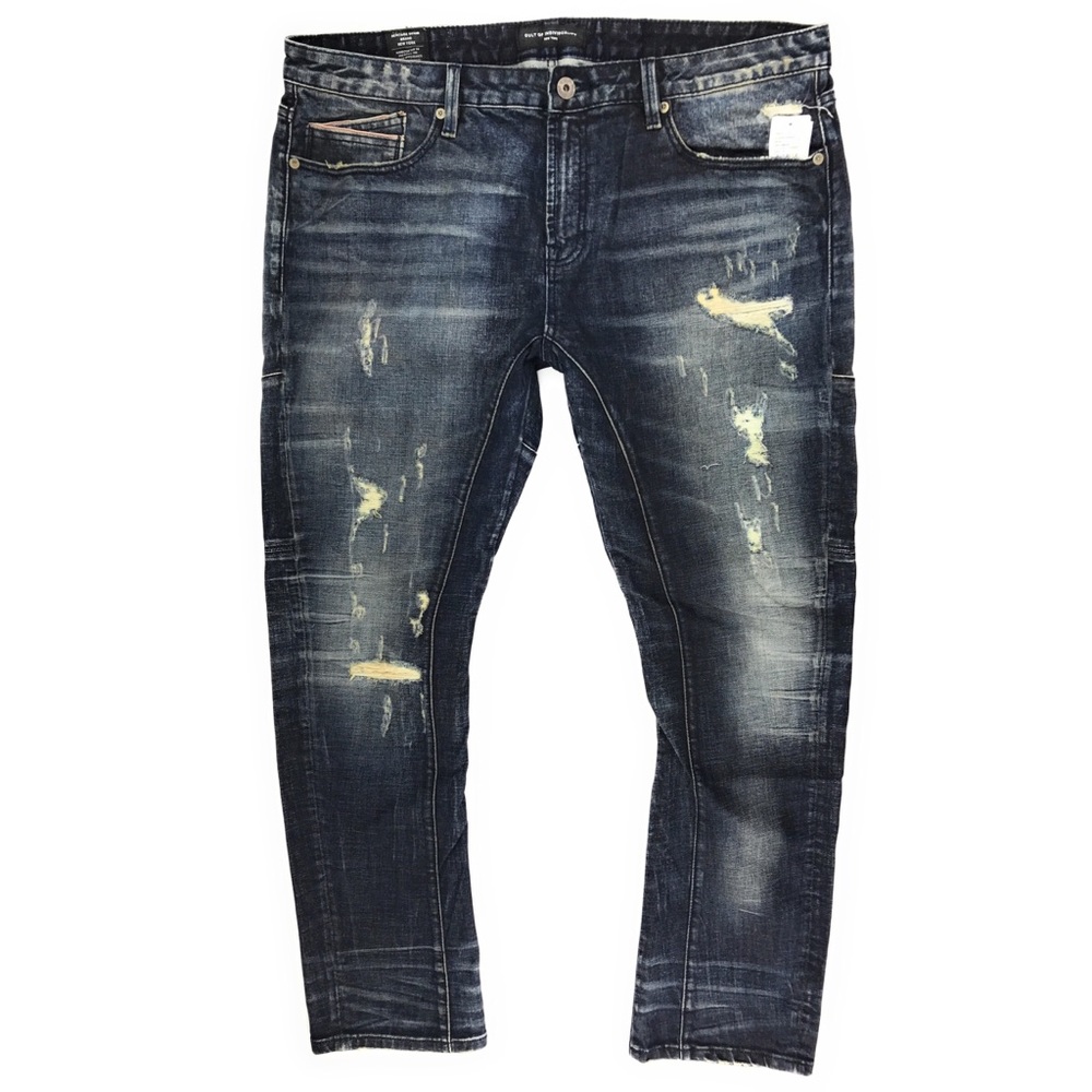 🔴SOLD Cult of Individuality Mens Rocker Moto Jean - Picture 3 of 8